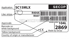 Компрессор Secop SC 15 MLX (R-404) (W при +7,2° 2338Вт) среднетемпературный