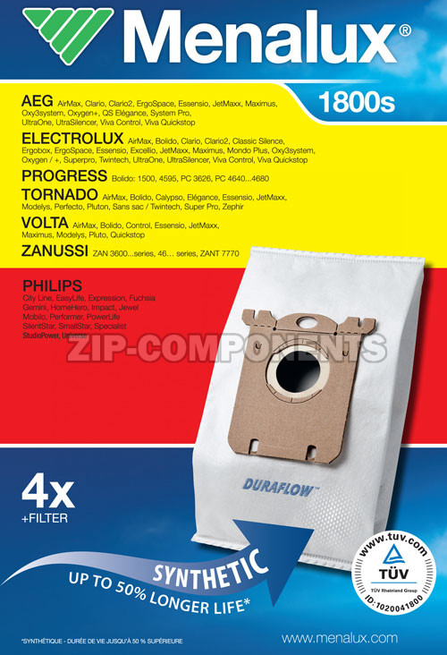 Мешок для пыли Menalux 1800S пылесоса Electrolux 9001688150